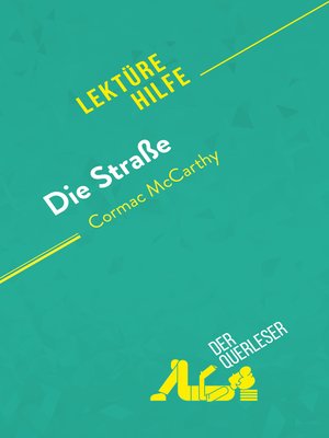 cover image of Die Straße von Cormac McCarthy (Lektürehilfe)